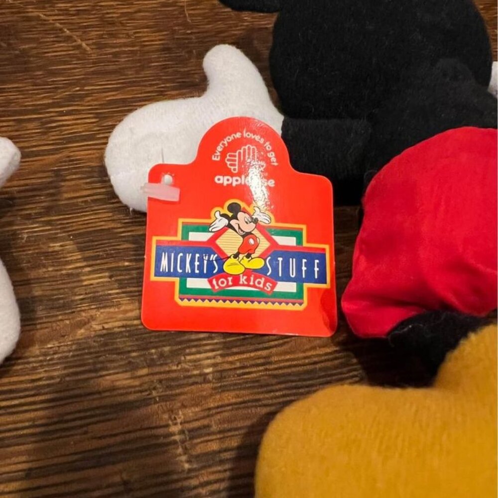 Vintage 1990’s Disney Mickey and‎ Minnie Mouse Applause Plush-NWT - Picture 9 of 10